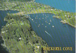 Maine Mackeral Cove Aerial View