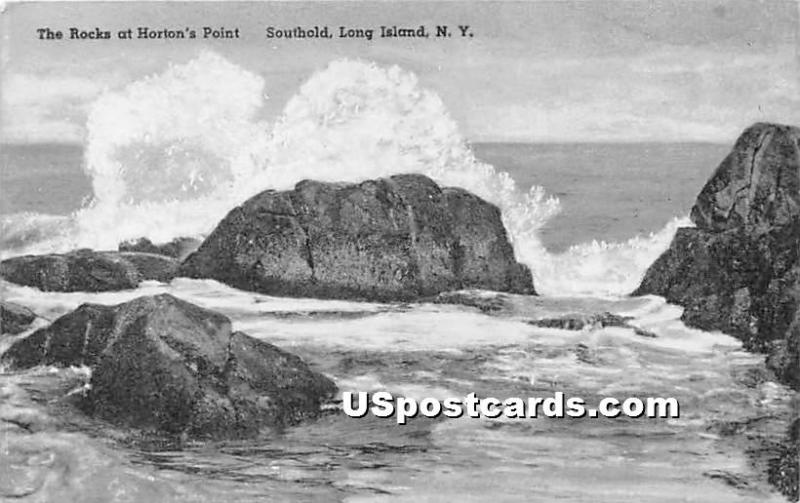 Rocks, Horton's Point Southold, L.I. NY Unused