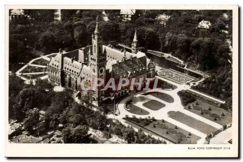 Den Haag Old Postcard Vredespalis