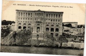 CPA Monaco-Musée Océanographique-Facade cote de la Mer (234348)