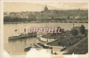 Postcard Geneve Old Boat