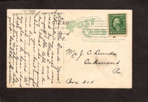 NY First National Bank Building Olean New York Postcard