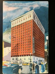 Vintage Postcard 1947 Kentucky Hotel 450 Rooms with Bath Louisville Kentucky