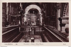 RP; VALENCIA, Comunidad Valenciana, Spain, 1900-1910s; Catedral, Coro y Altar...