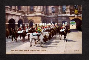 UK Royal Guards Horses London England Great Britain Valentine Valesque Postcard