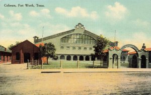 FORT WORTH TEXAS TX~COLISEUM~1910s POSTCARD