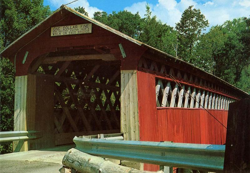 VT - Arlington (near). Chiselville Covered Bridge (Vermont)