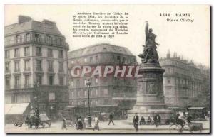 Paris - 17 - Place Clichy - Old Postcard