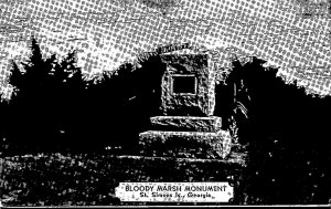 Monuments Bloody Marsh Monument St Simons Island Georgia Dexter Press