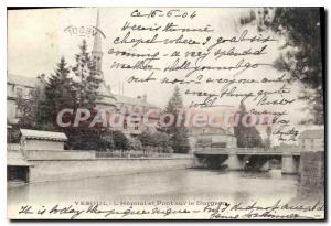 Postcard Old Vesoul Hospital And Bridge On The Durgeon