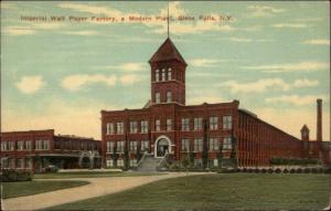 Glens Falls NY Imperial Wall Paper Factory c1910 Postcard