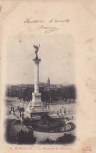 France Bordeaux Le Monument des Girondins 1905