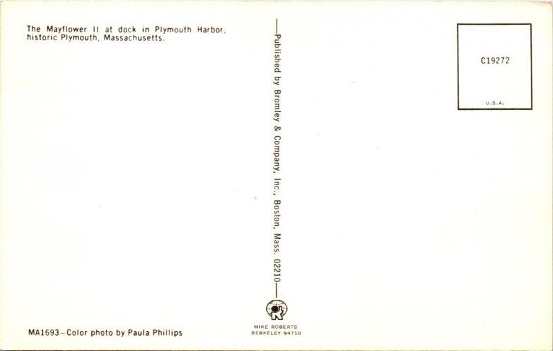 The Mayflower II Ship,Plymouth,MA