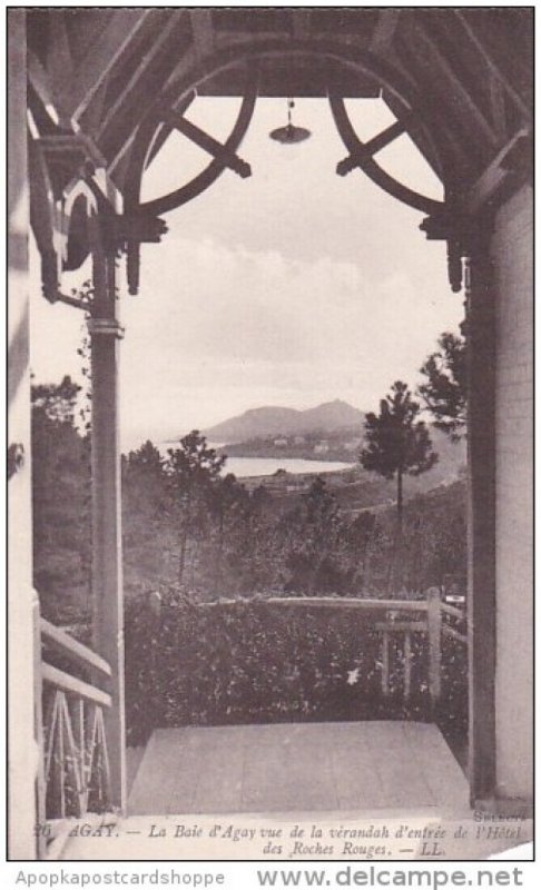 France Agay La Baie d'Agay vue de la verandah d'entree de l'Ho...