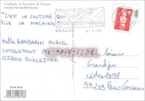 Postcard Modern Colors and Light of France Limousin Country of Millie Sources