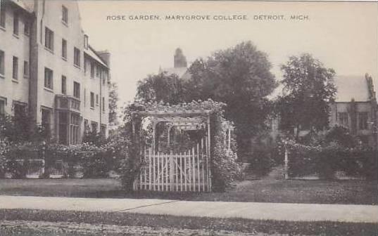 Michigan Detroit Rose Garden Marygrove College  Artvue