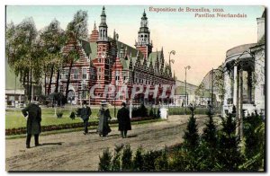 Old Postcard Brussels Exposition 1910 Dutch Pavilion