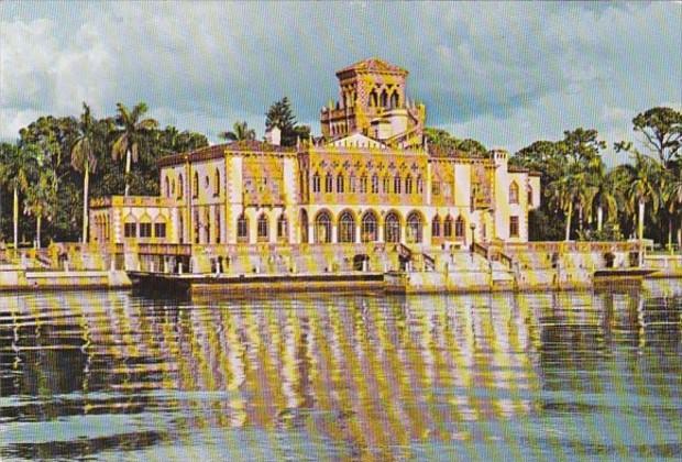 Florida Sarasota John Ringling Residence From Sarasota Bay