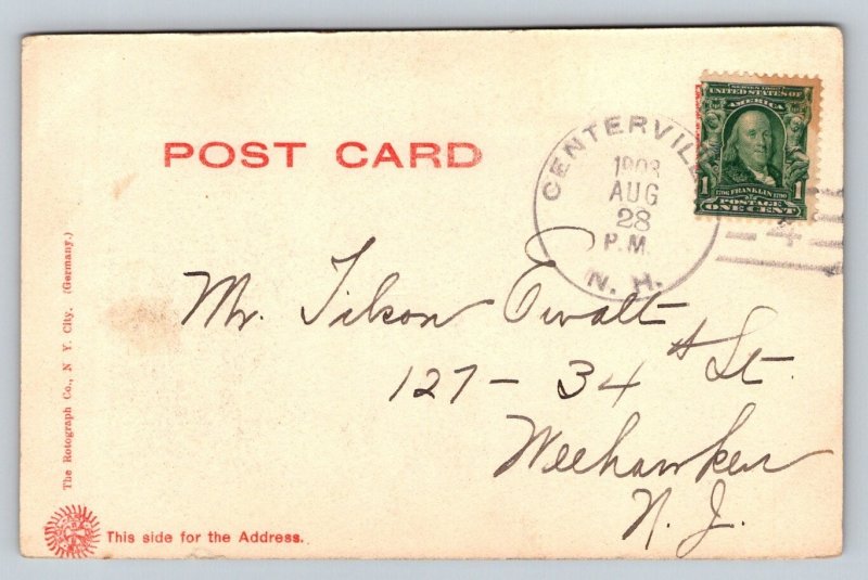 1908 Crawford House Mt. Avalon White Mountains NH Postcard Rotograph