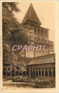 Postcard Old Moissac The bell tower and the Cloister of St. Peter (thirteenth S)