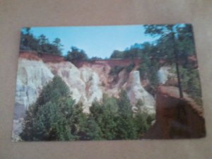 Lumpkin Georgia Hwy 2 Providence Canyon GA Little Grand Canyon Vintage Postcard