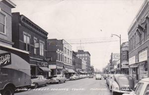 Iowa Creston Maple Street Looking South Real Photo