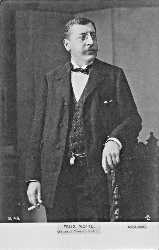 FELIX MOTTL~AUSTRIAN GENERAL MUSIKDIRECTOR-KARLSRUHE PHOTO POSTCARD