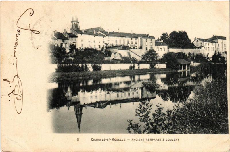 CPA CHARMES-sur-Moselle - Anciens remparts & Couvent (456284)