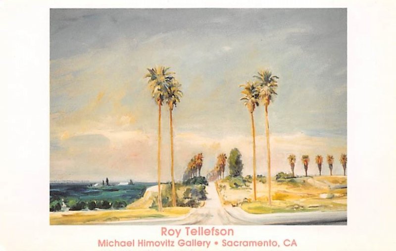 Roy Tellefson, Michael Himovitz Gallery Sacramento, CA, USA Advertising Unused 