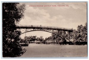 1908 New Single Leaf Bascule Bridge Kinzie Street Chicago IL Posted Postcard