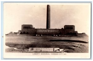 c1940's Liberty Memorial Kansas City Missouri MO Vintage RPPC Photo Postcard