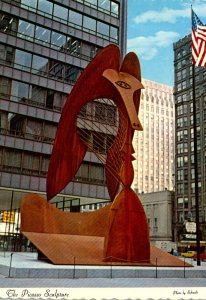 Illinois Chicago Civic Center Plaza Picasso Sculpture