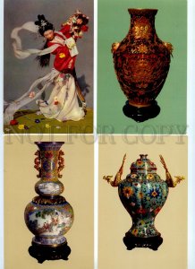 495456 1965 year China Chinese Arts and Crafts set of 12 postcards