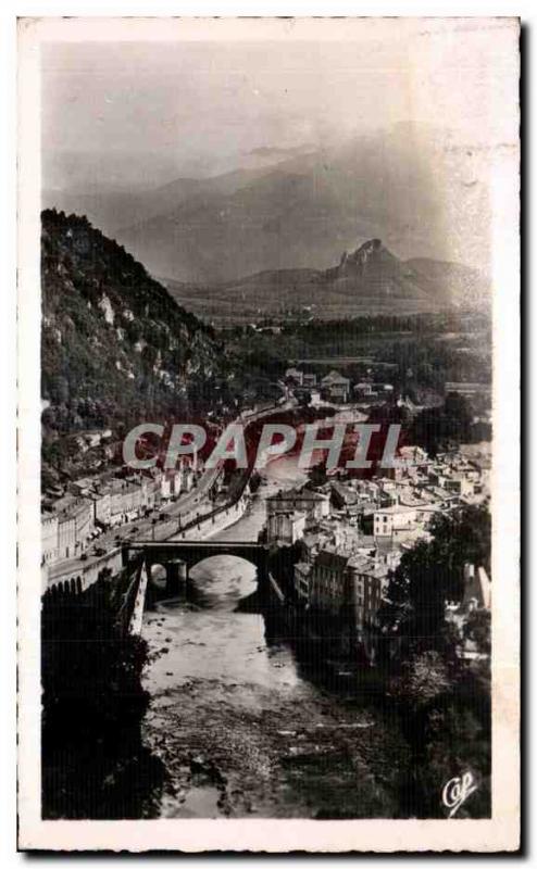 Old Postcard Vallee de Foix I Ariege view of the Rock St Savior