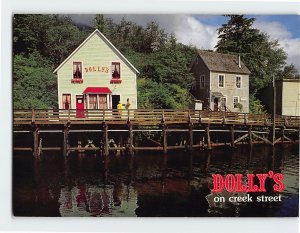 Postcard Dolly's on creek street, Ketchikan, Alaska