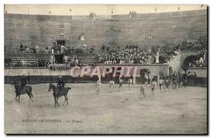 Old Postcard Bullfight Bullfight Arenes de Beziers The paseo TOP