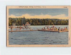 Postcard Greetings From Rifton, New York