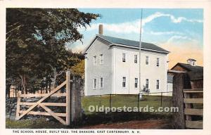 The School House Built 1823 Shakers East Canterbury, NH, USA Unused 