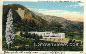 Arrowhead Springs Hotel - San Bernardino, CA