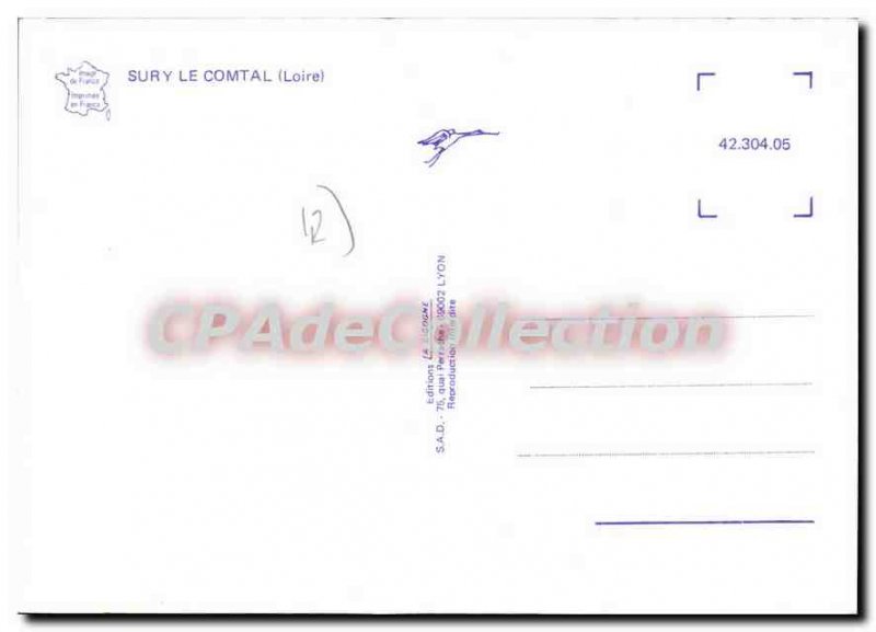 Postcard Modern Sury-le-Comtal