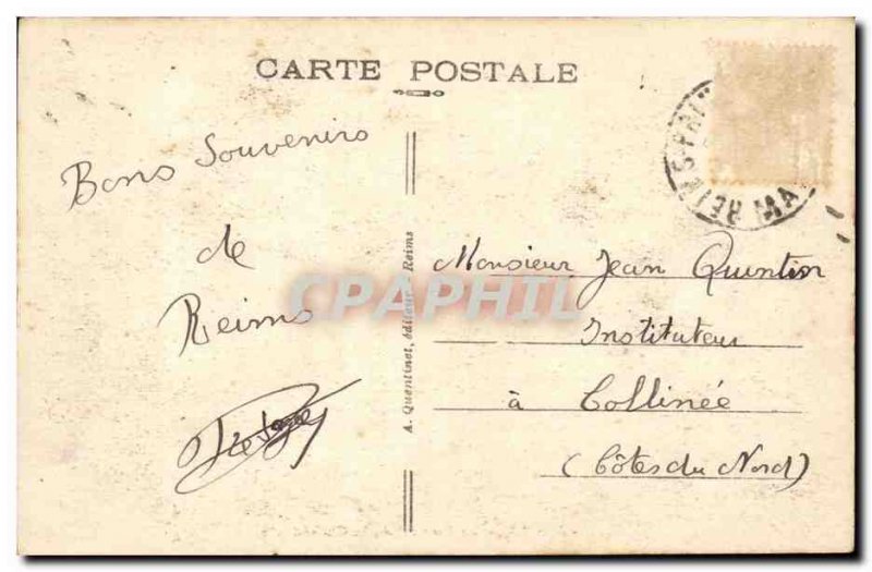 Lille - Paris Gate -Carte Old Post