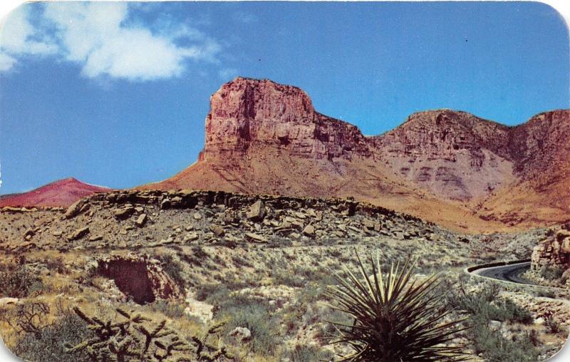 Texas~El Capitan & Guadalupe Peaks~Signal Peak~1950s Postcard