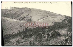 Postcard Old Route Aigoual s & # 39observatoire the limit of the departments