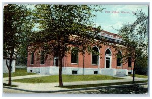 Sharon Pennsylvania Postcard Post Office Exterior Building c1911 Vintage Antique