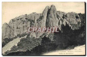 Postcard Old French Riviera Massif de L'Esterel Vallon Malinfernet