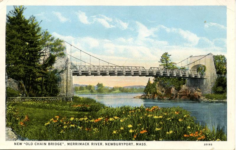 MA - Newburyport. Chain Bridge between Andover & Newburyport