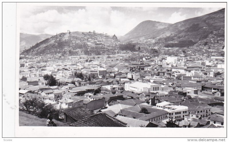 RP, AMBATO , ECUADOR, 1920-1940s; Aerial View