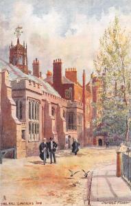 uk37462 the hall lincolns inn uk lot 12 uk signed charles e flower