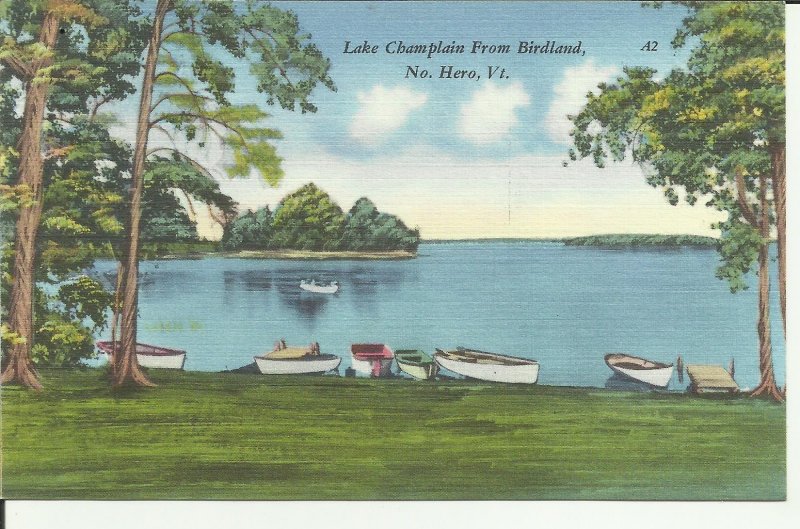 Lake Champlain From Birdland, No. Hero, Vt