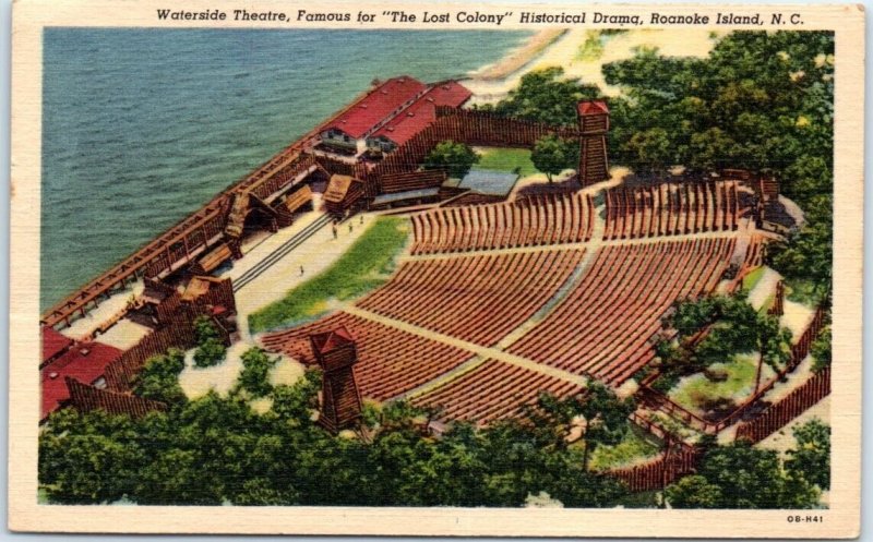Postcard - Waterside Theatre - Roanoke Island, North Carolina